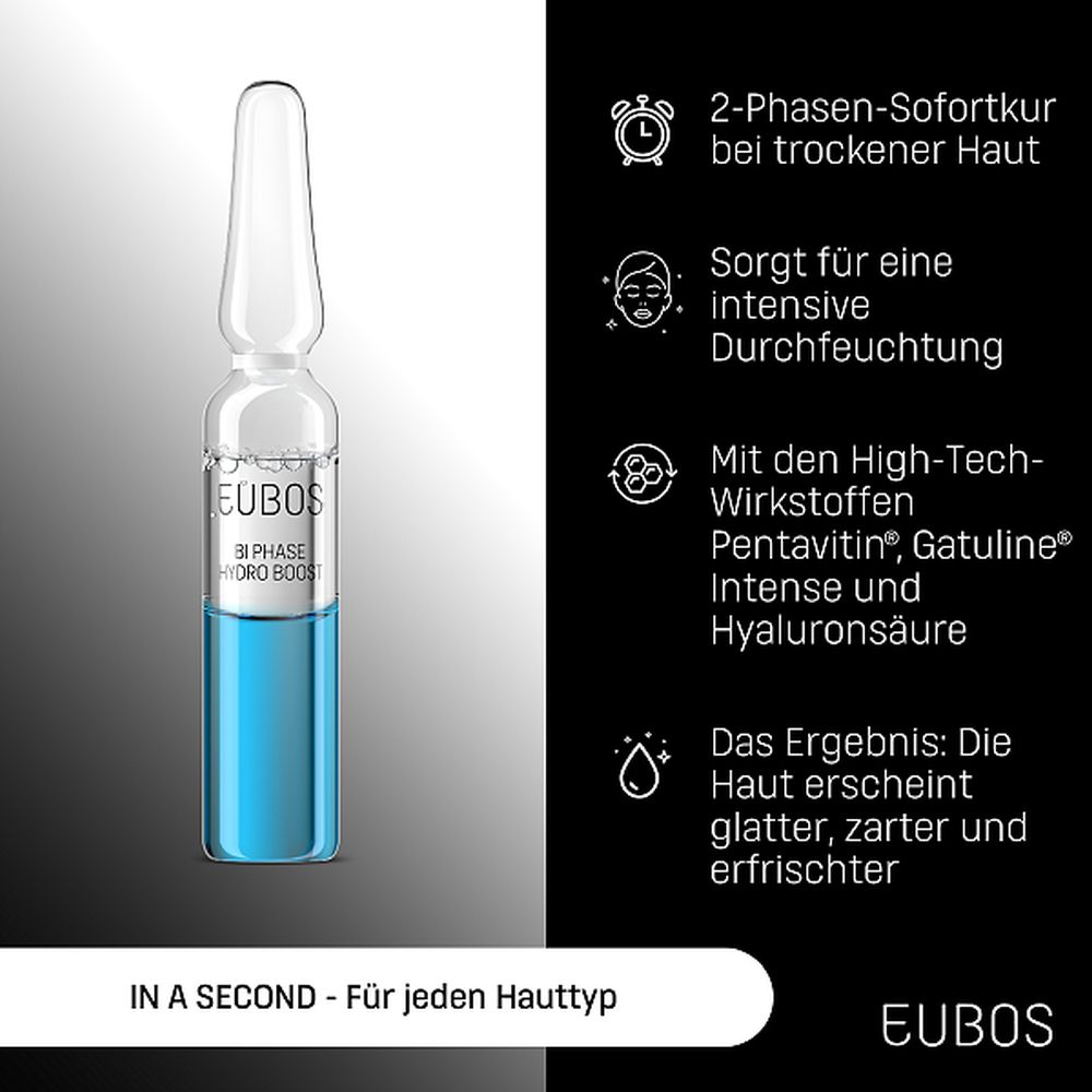 EUBOS IN A SECOND BI PHASE HYDRO BOOST 7X2 ml Ampullen