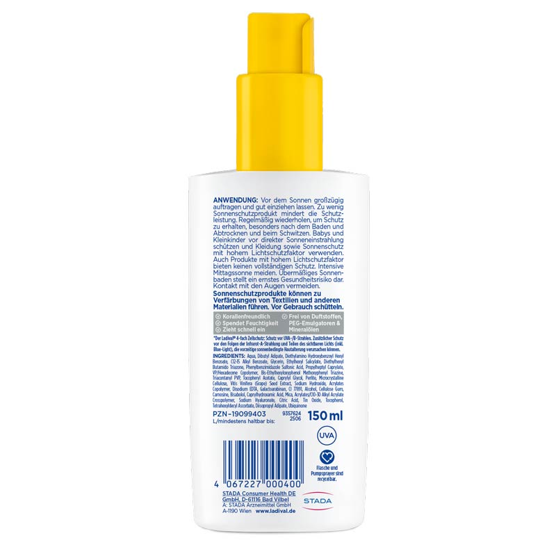 Ladival Trockene Haut Sonnenschutz-Spray LSF 50+ 150 ml Spray