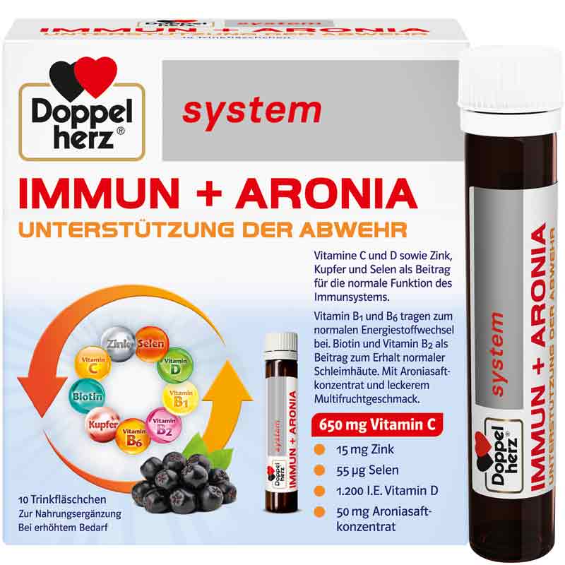 Doppelherz system IMMUN + ARONIA 10 St Ampullen