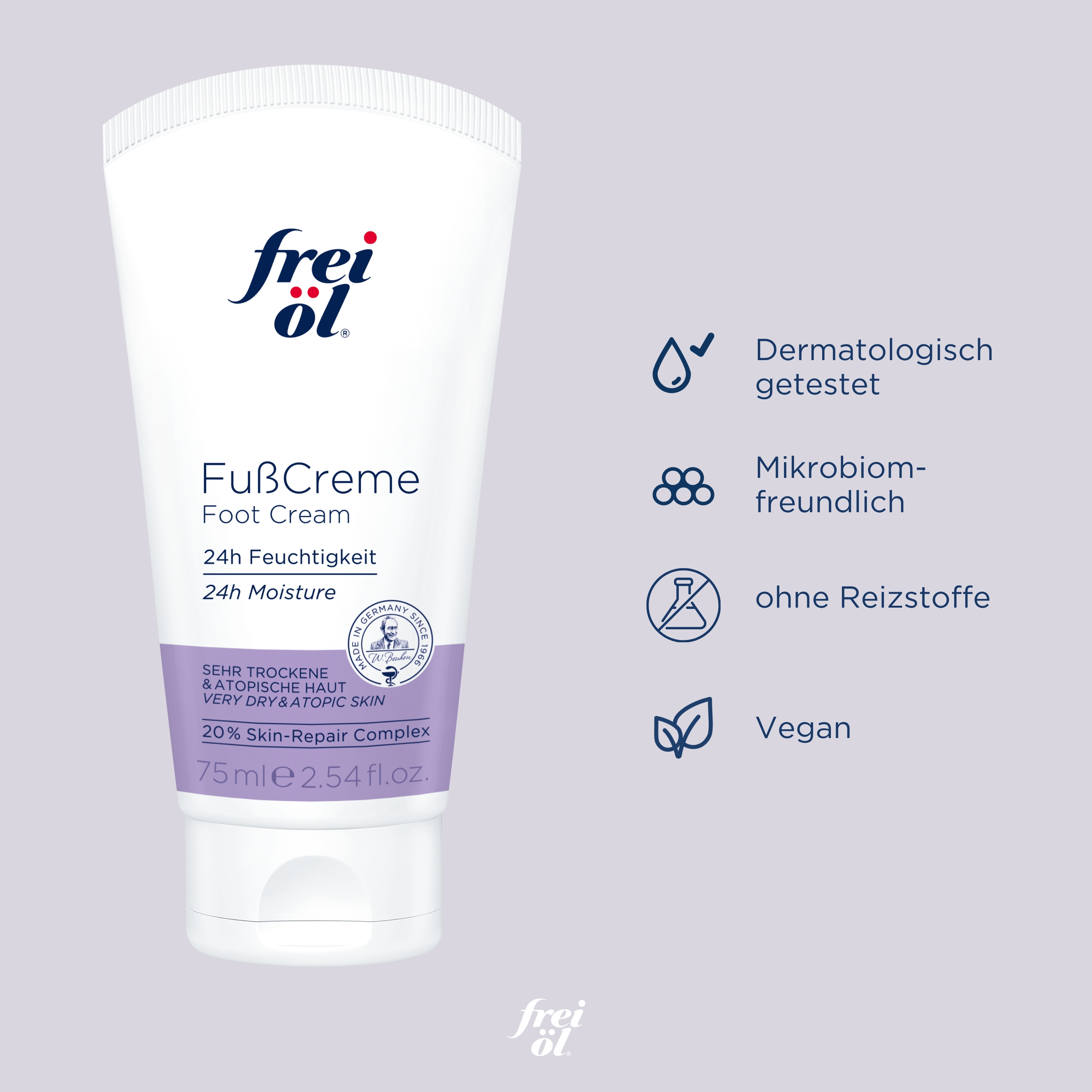 frei öl  HYDROLIPID FußCreme 75 ml Creme