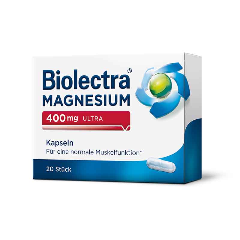 Biolectra MAGNESIUM 400mg ULTRA  20 St Kapseln