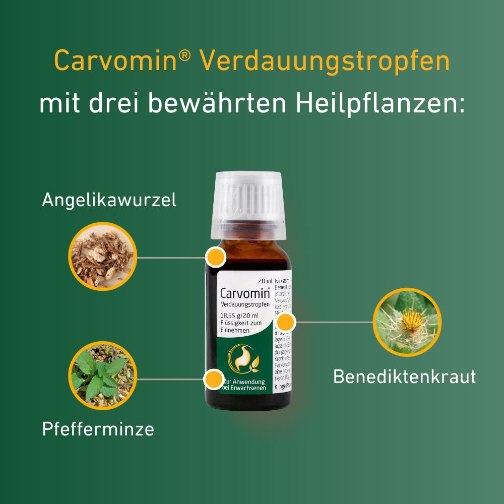 Carvomin Verdauungstropfen 50 ml Flüssigkeit zum Einnehmen