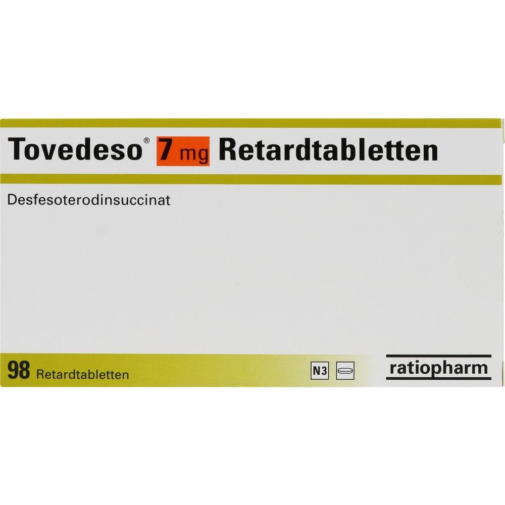 TOVEDESO 7 mg Retardtabletten 98 St Retard-Tabletten