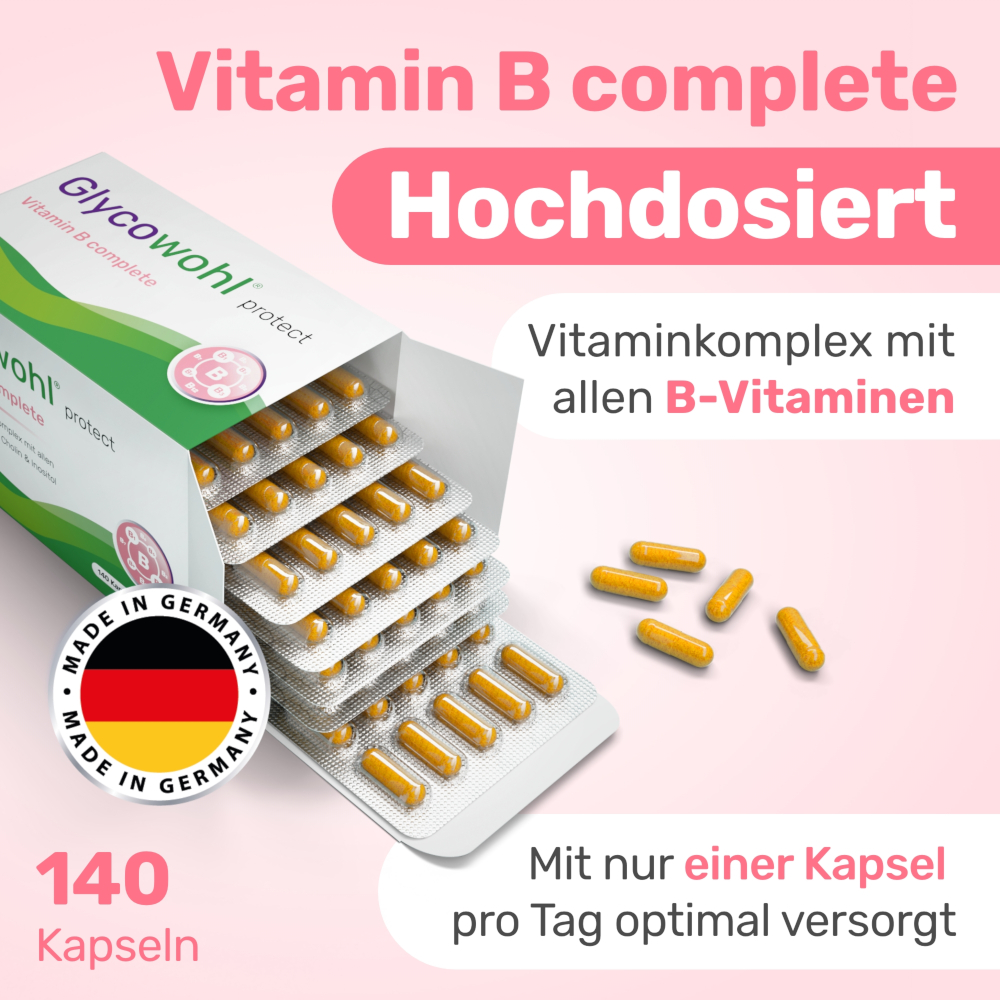 Glycowohl protect Vitamin B complete 140 St Kapseln