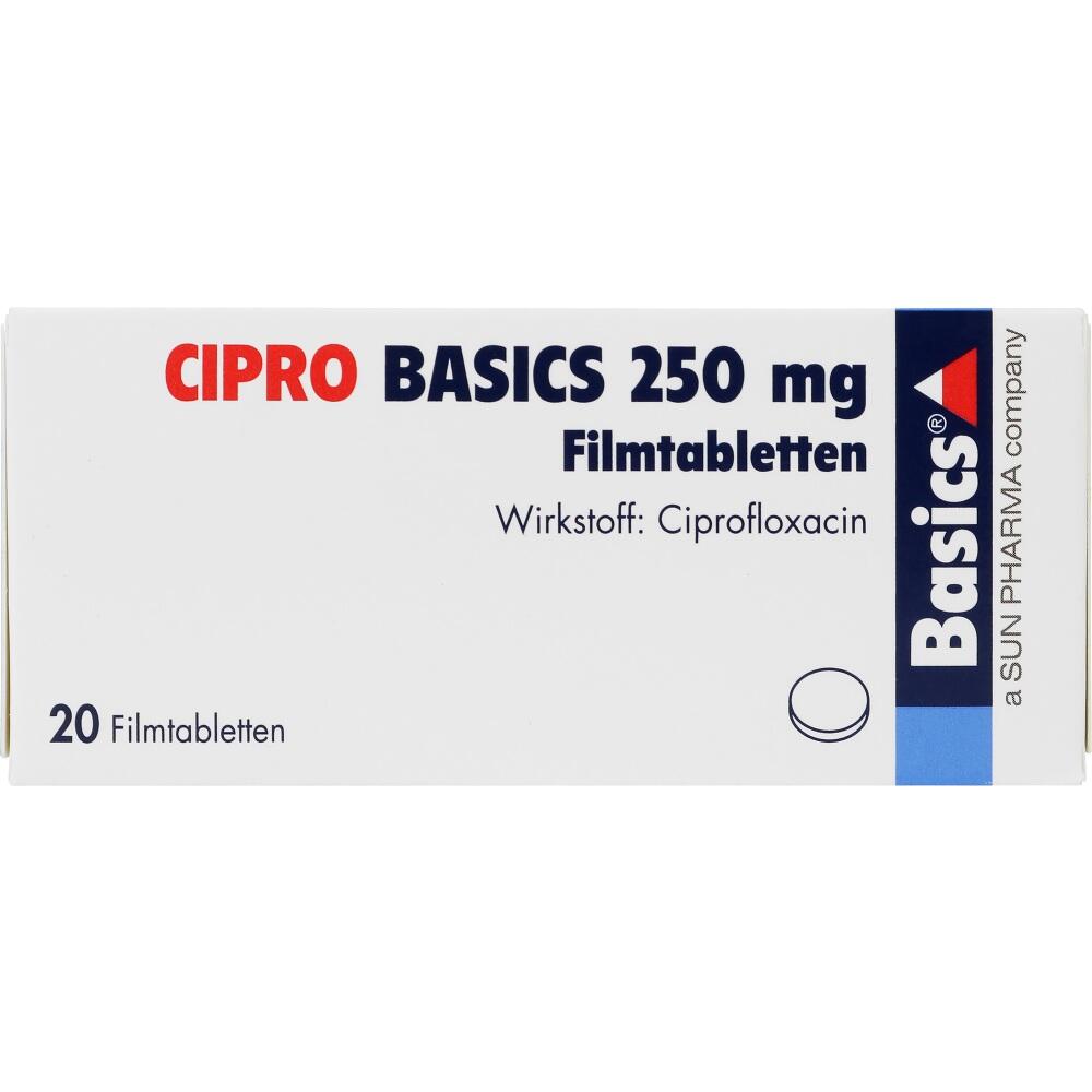 CIPRO BASICS 250mg 20 St Filmtabletten