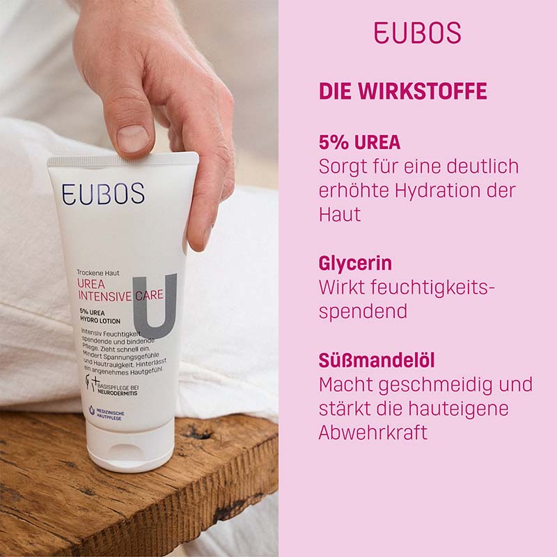 EUBOS TROCKENE Haut Urea 5% Hydro Lotion 200 ml Lotion