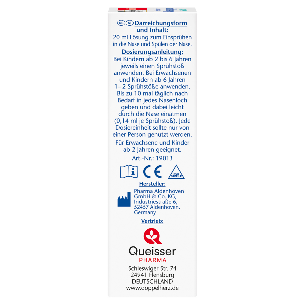 Doppelherz aktiv Meerwasser Nasenspray Sensitiv 20 ml Spray