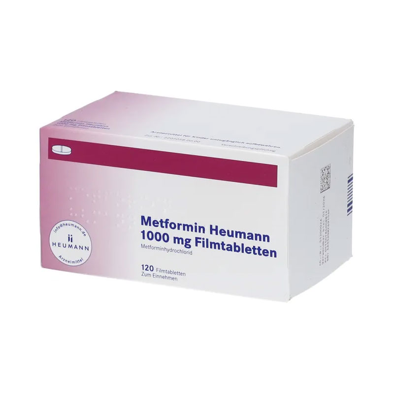 Metformin Heumann 1000 mg Filmtabletten 120 St Filmtabletten