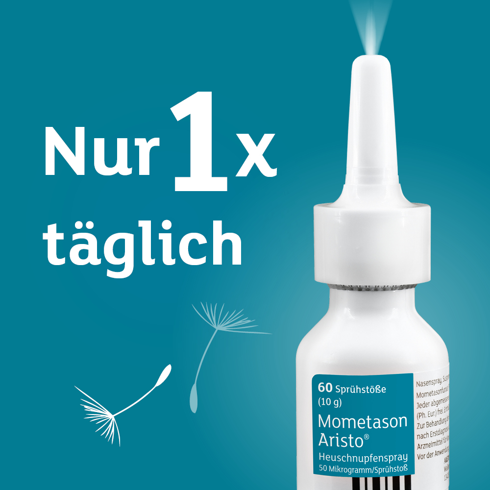 Mometason Aristo Heuschnupfenspray 50 µg/Sprühstoß 10 g Nasenspray