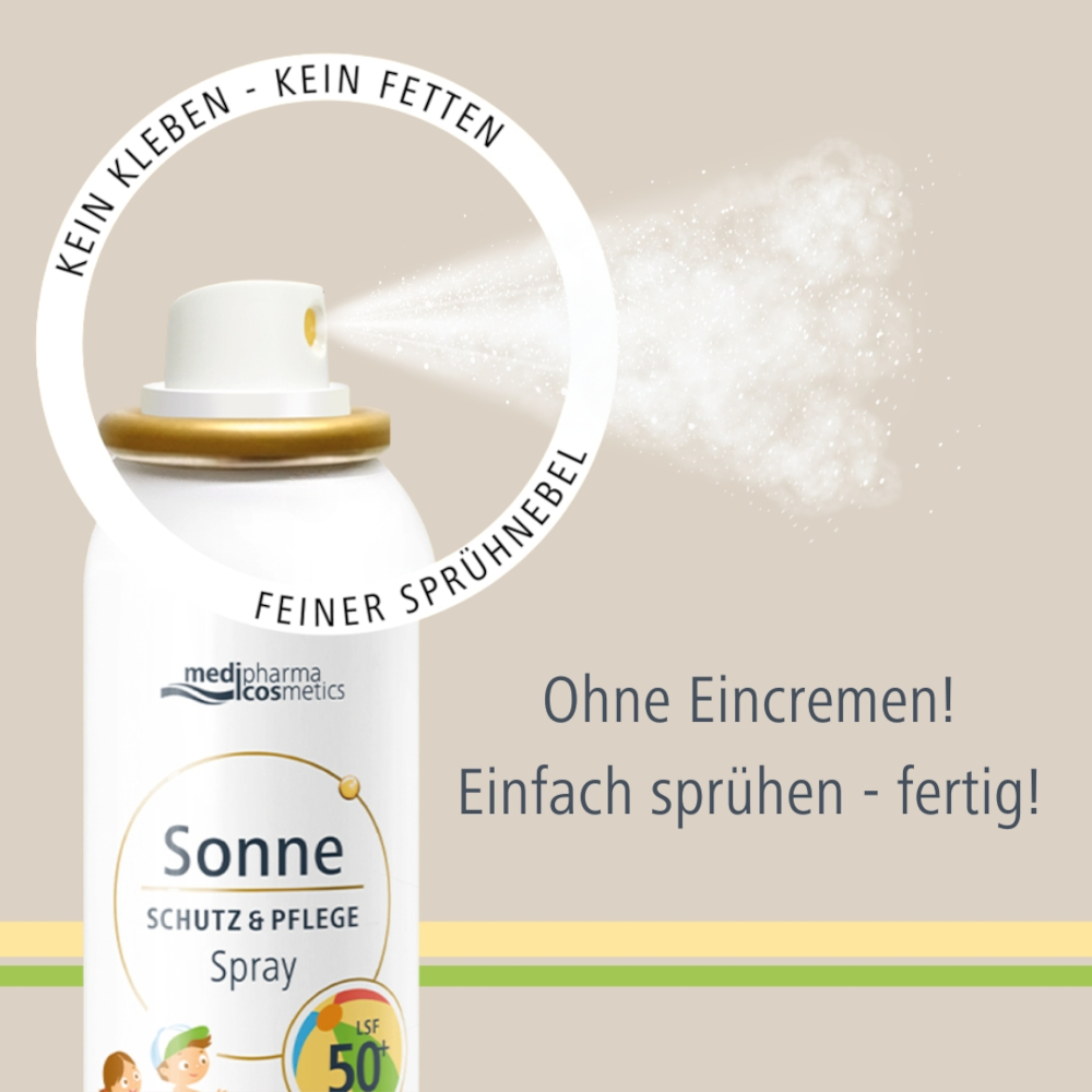 medipharma cosmetics Sonne SCHUTZ & PFLEGE Kids LSF 50+ Aerosol-Spray 150 ml Spray