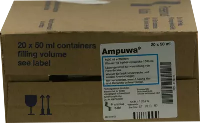 AMPUWA Frekaflasche Injektions-/Infusionslösung 20X50 ml Injektions-/Infusionslösung