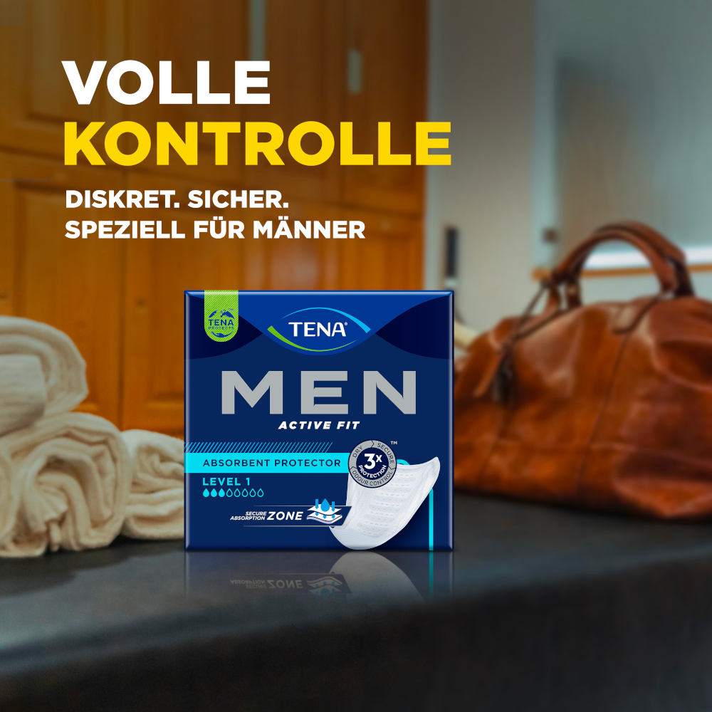 TENA MEN ACTIVE FIT LEVEL 1 Absorbent Protector 24 St