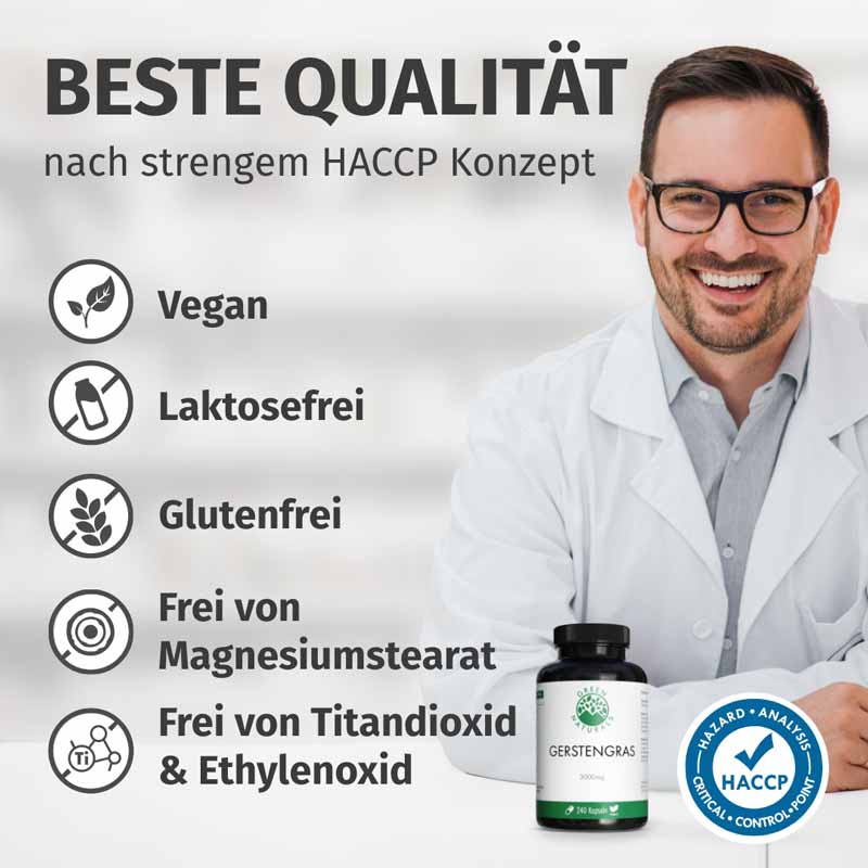 GREEN NATURALS GERSTENGRAS 240 St Kapseln