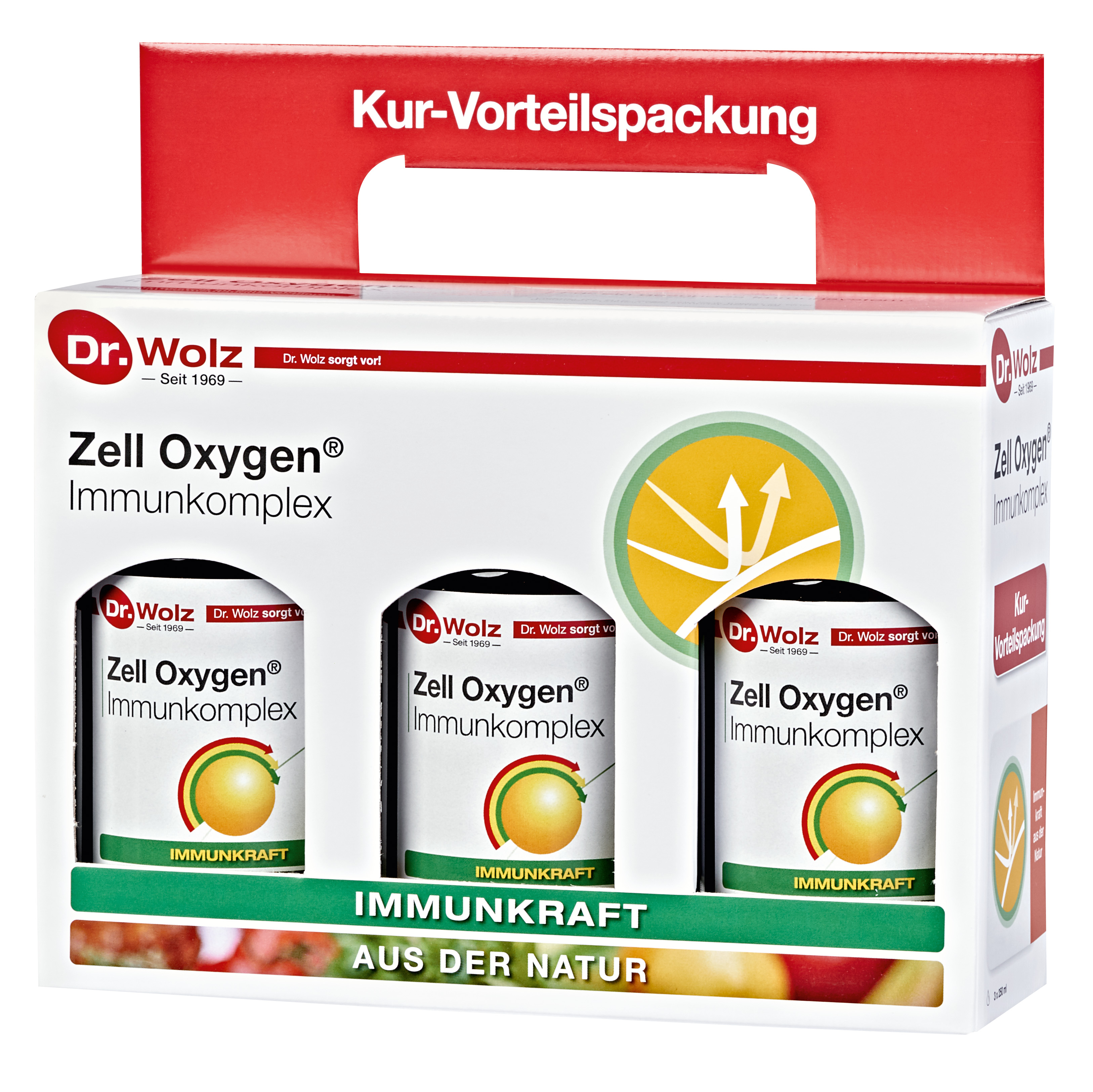 Dr. Wolz Zell Oxygen Immunkomplex 3X250 ml Flüssigkeit