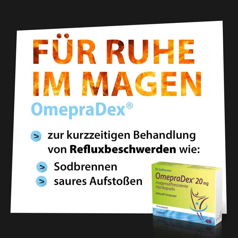 OmepraDex 20 mg  14 St Kapseln magensaftresistent