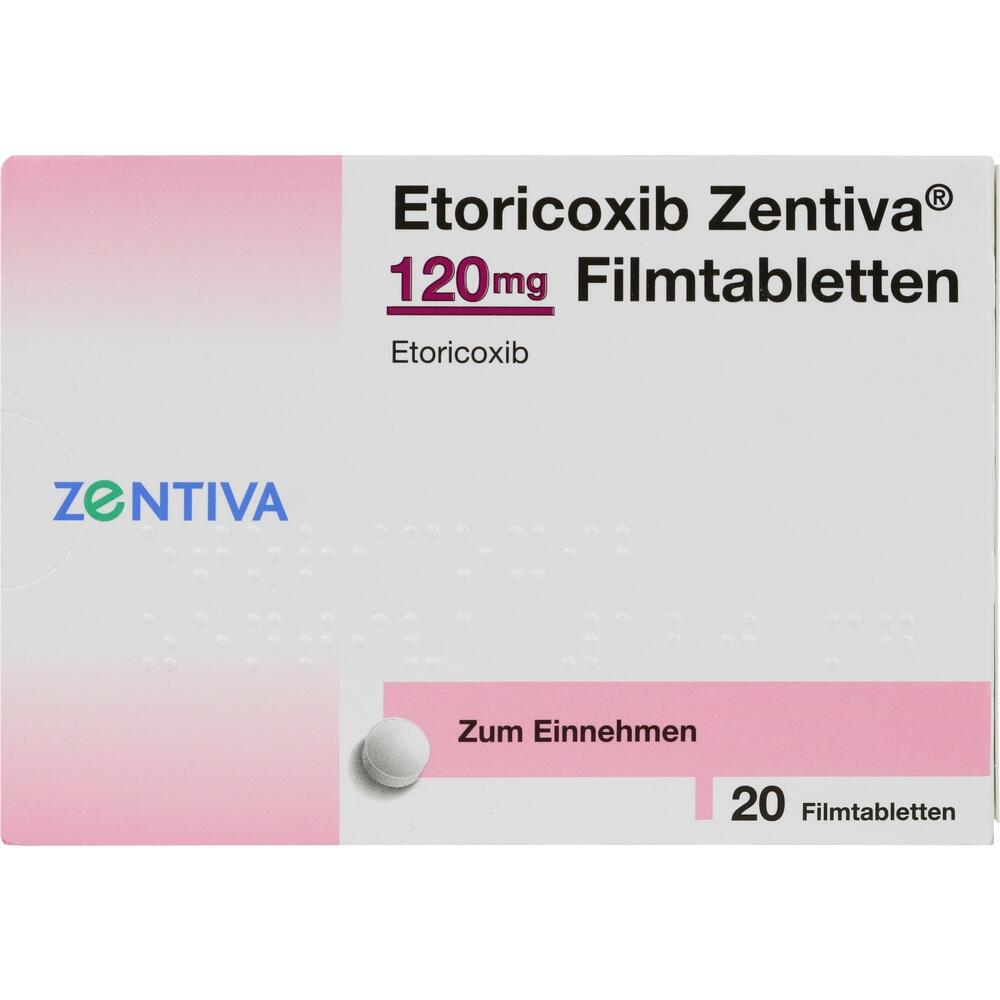 Etoricoxib Zentiva 120mg 20 St Filmtabletten