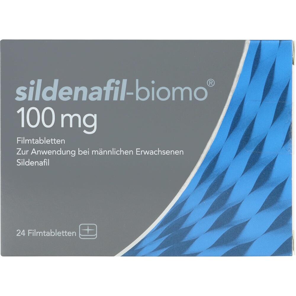 SILDENAFIL biomo 100 mg Filmtabletten 24 St Filmtabletten