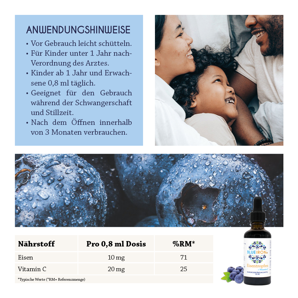 BLUE IRON Eisentropfen 50 ml Tropfen