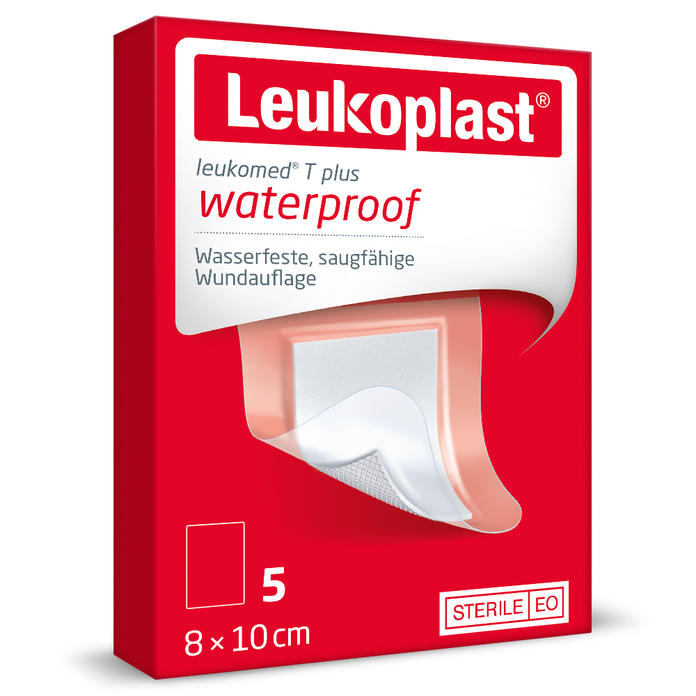 Leukoplast Leukomed T Plus Steril 8cm x 10cm 5 St Pflaster