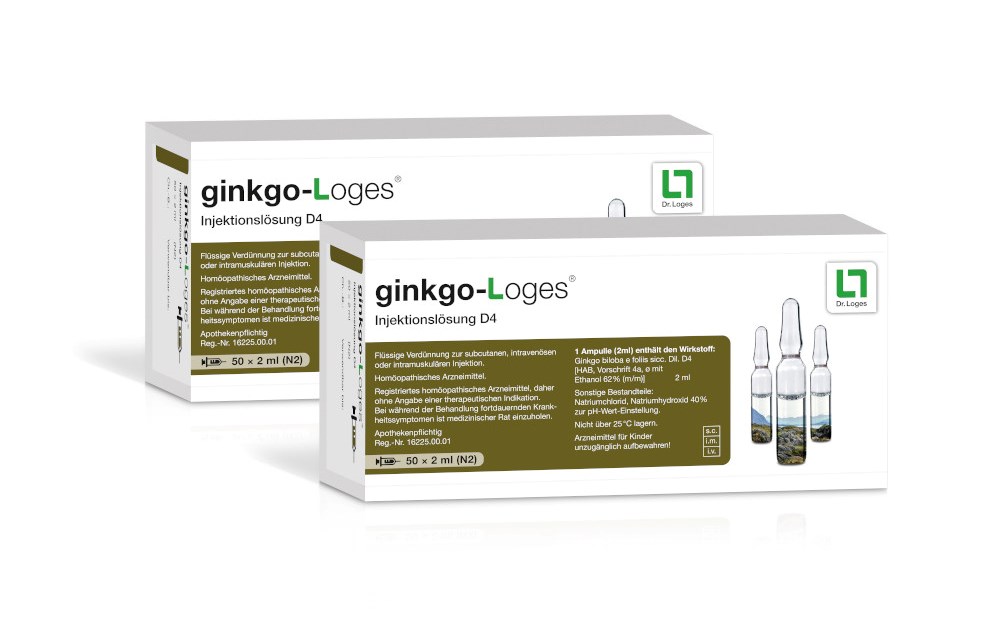 ginkgo-Loges Injektionslösung D 4  100X2 ml Injektionslösung