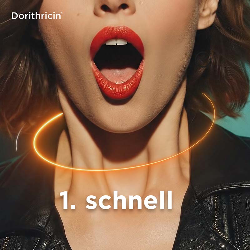 Dorithricin Waldbeere Lutschtabletten bei Halsschmerzen  20 St Lutschtabletten