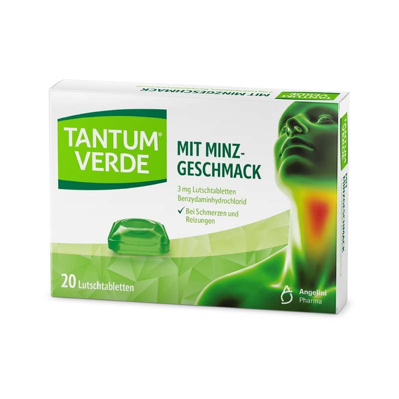 TANTUM VERDE  3 mg mit Minzgeschmack 20 St Lutschtabletten