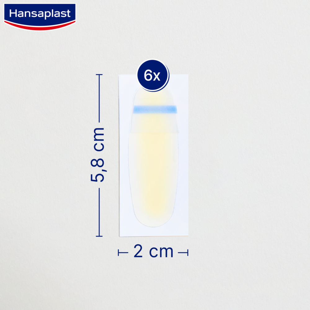 Hansaplast footexpert Blasen-Pflaster klein 6 St Pflaster