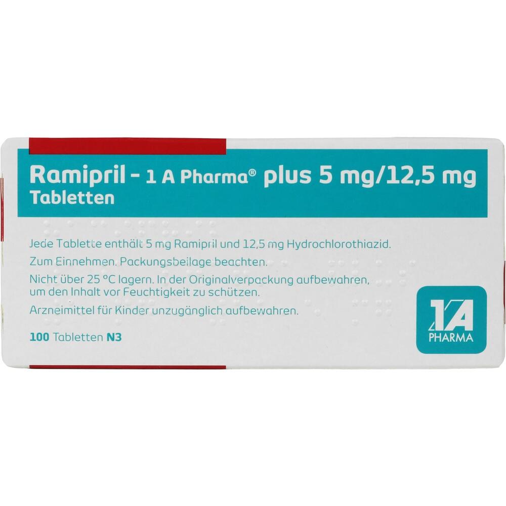 Ramipril-1 A Pharma plus 5mg/12,5mg 100 St Tabletten