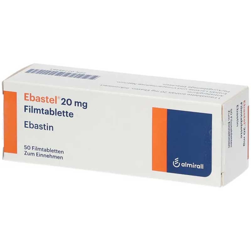 Ebastel 20mg 50 St Filmtabletten