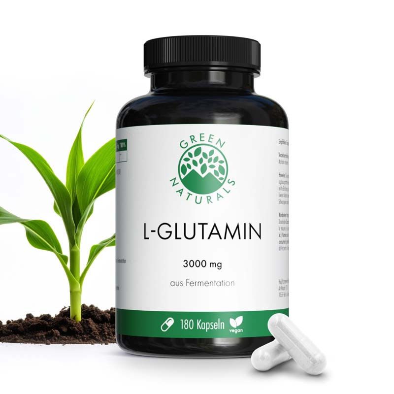 GREEN NATURALS L-GLUTAMIN 180 St Kapseln