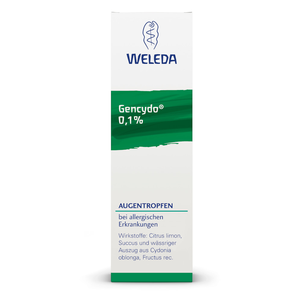 WELEDA GENCYDO 0,1% Augentropfen 10 ml Augentropfen