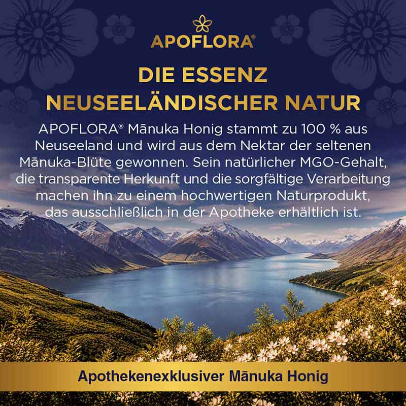 APOFLORA MANUKA HONIG MGO 400+ 250 g