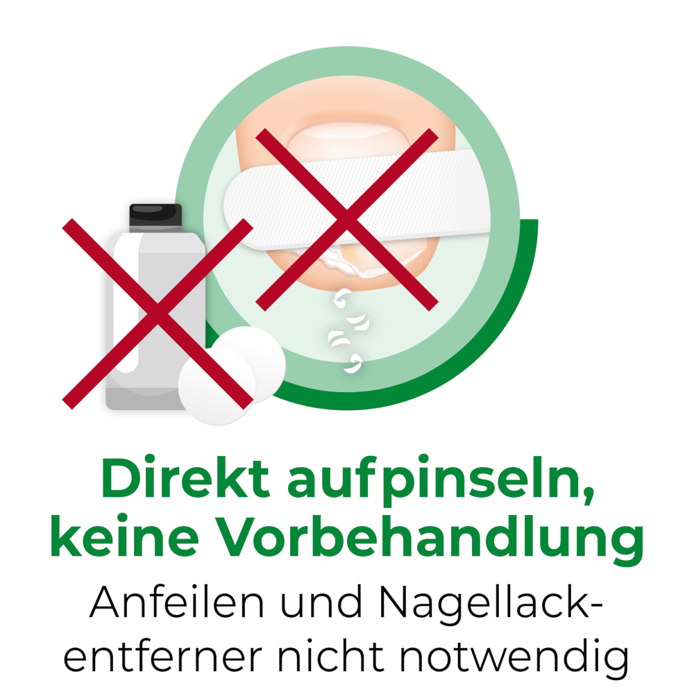 Ciclopoli gegen Nagelpilz Nagellack mit Applikationshilfe 6.6 ml Wirkstoffhaltiger Nagellack
