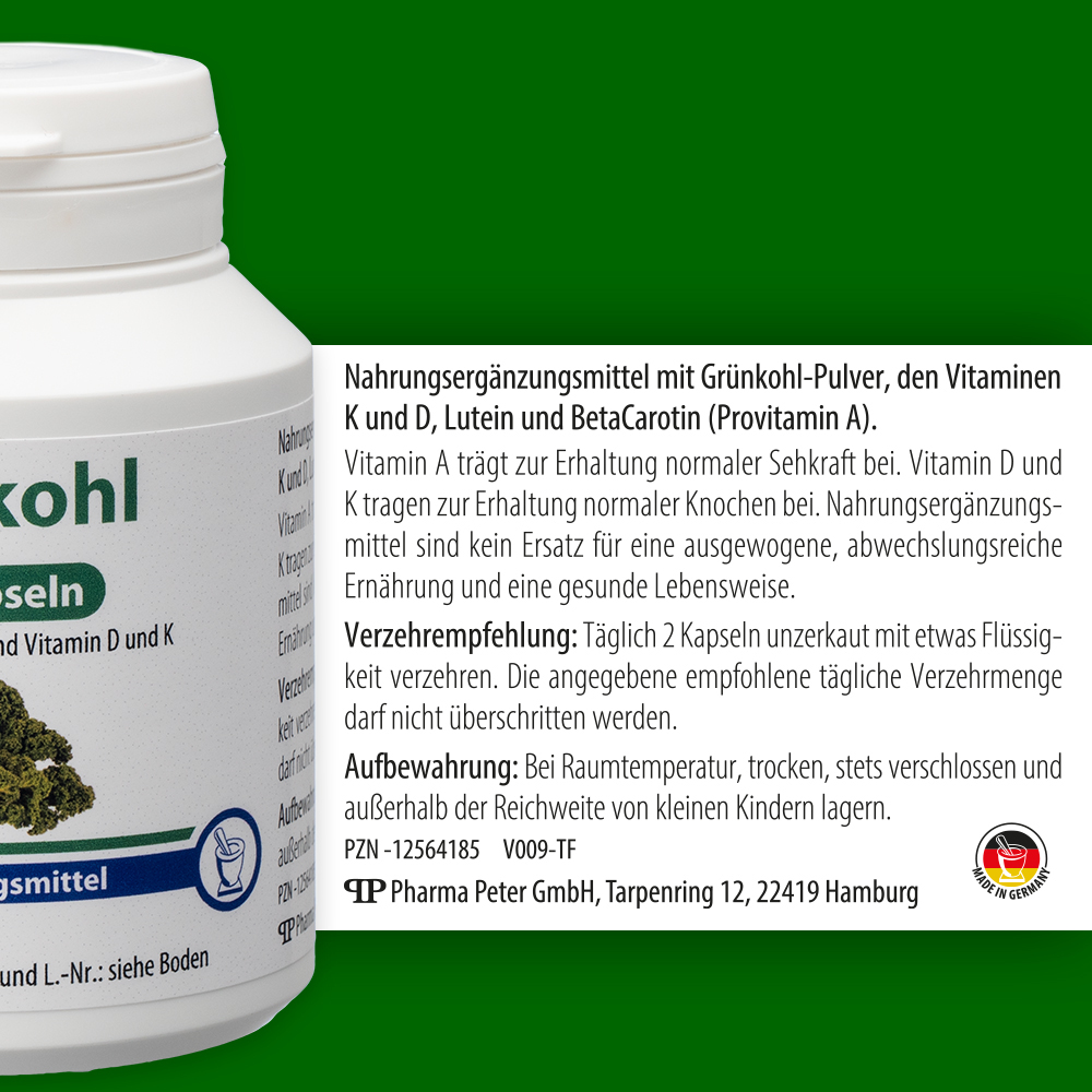 GRÜNKOHL Plus Kapseln 120 St Kapseln
