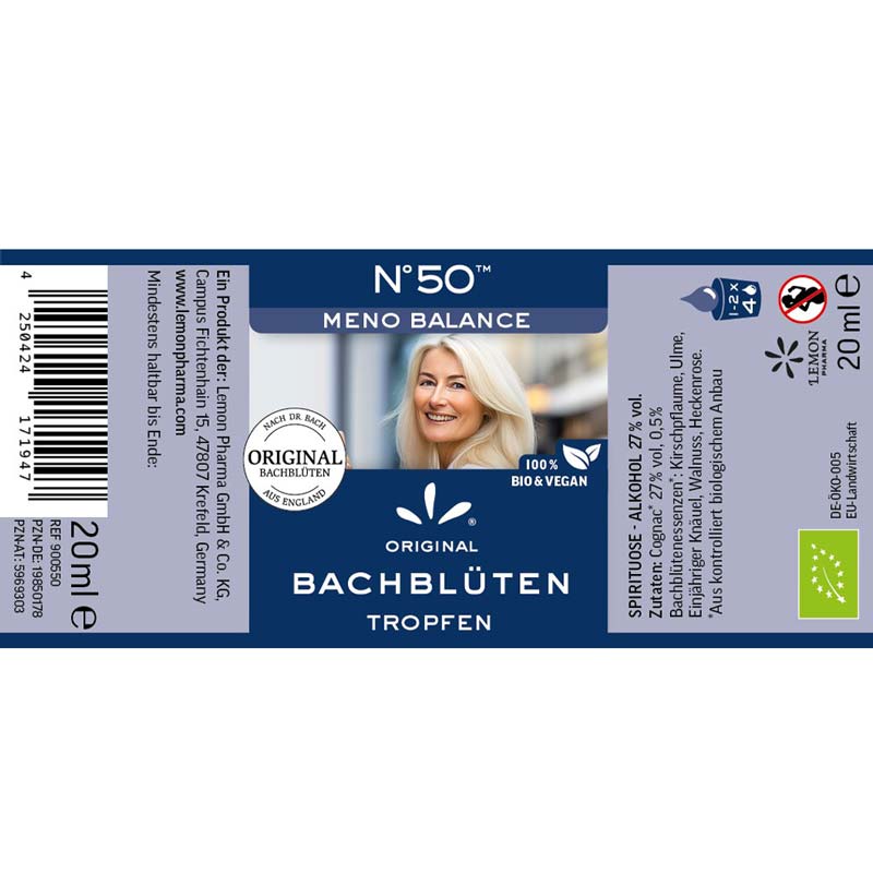 № 50 MENO BALANCE BACHBLÜTEN TROPFEN 20 ml Tropfen zum Einnehmen