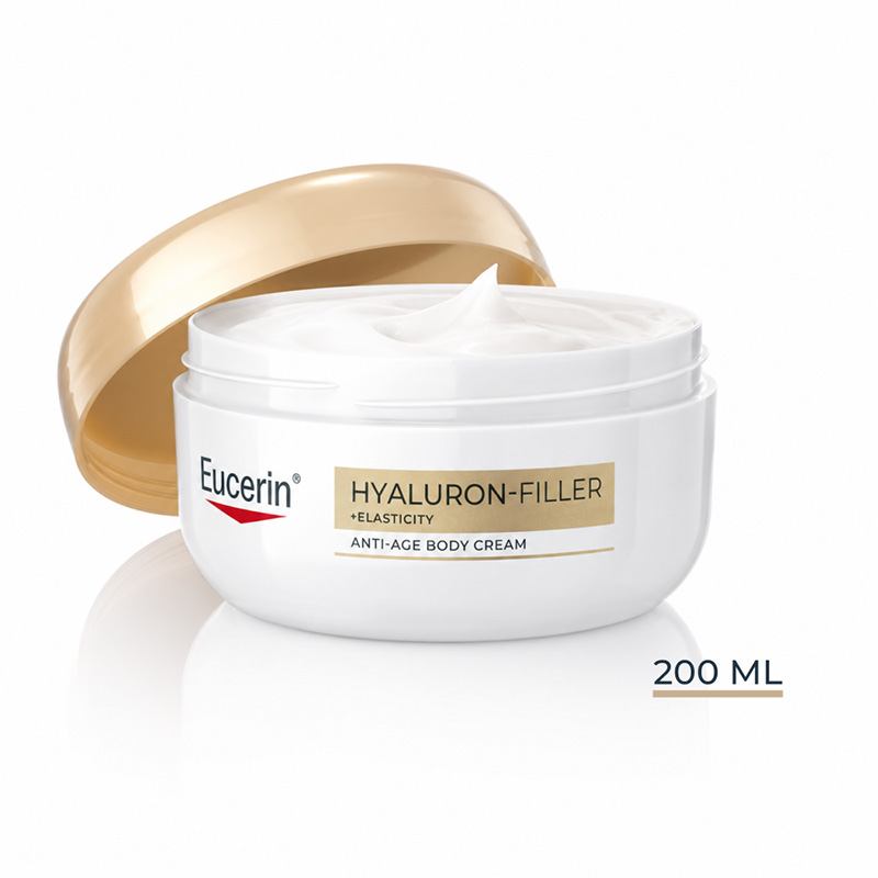 Eucerin Hyaluron Filler + Elasticity Anti Age Straffende Körpercreme 200 ml Creme
