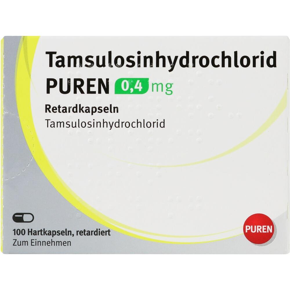 Tamsulosinhydrochlorid Puren 0,4 mg 100 St Retard-Kapseln