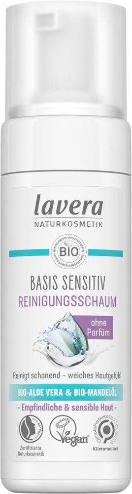 lavera BASIS SENSITIV REINIGUNGSSCHAUM 150 ml Schaum