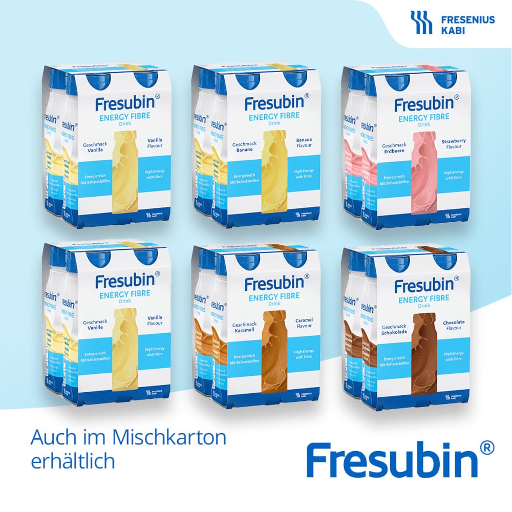 Fresubin Energy Fibre Trinknahrung Karamell  6X4X200 ml Lösung