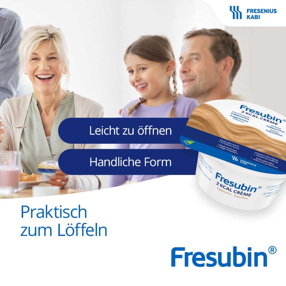 Fresubin 2 kcal Creme Mischkarton 24X125 g Flüssigkeit