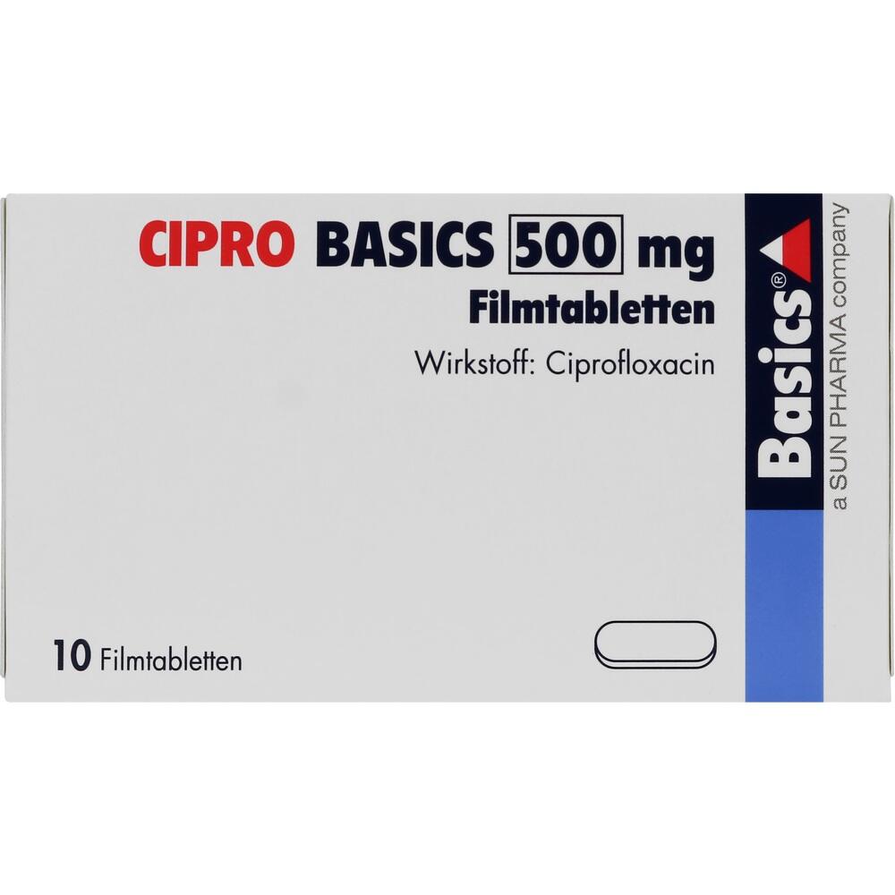 CIPRO BASICS 500mg 10 St Filmtabletten