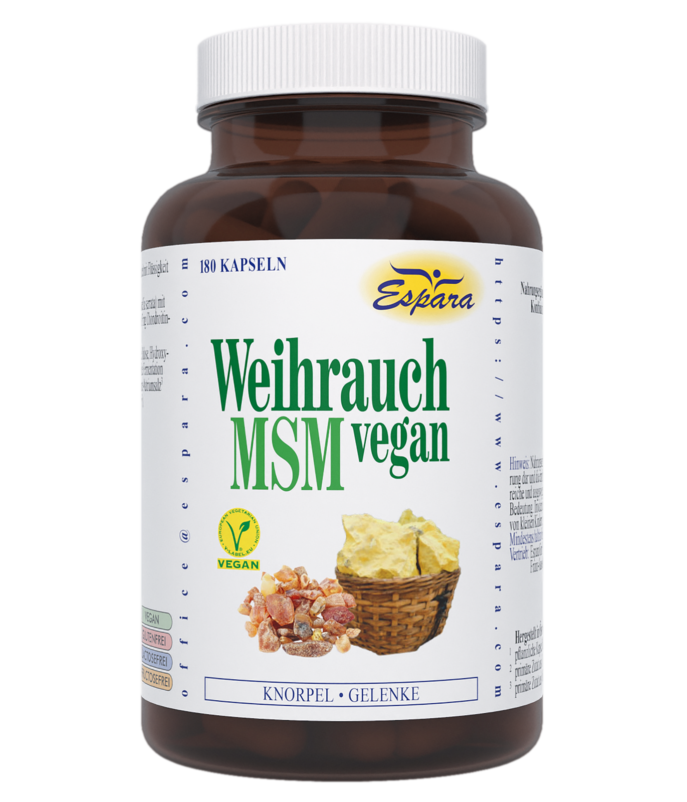 Espara Weihrauch MSM vegan 180 St Kapseln