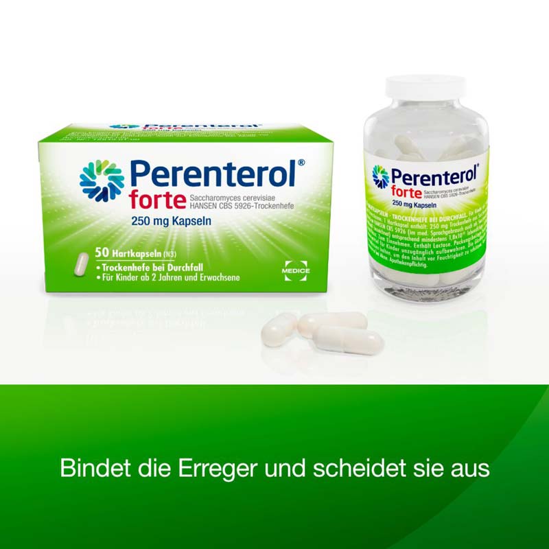 Perenterol forte bei akutem Durchfall  100 St Hartkapseln