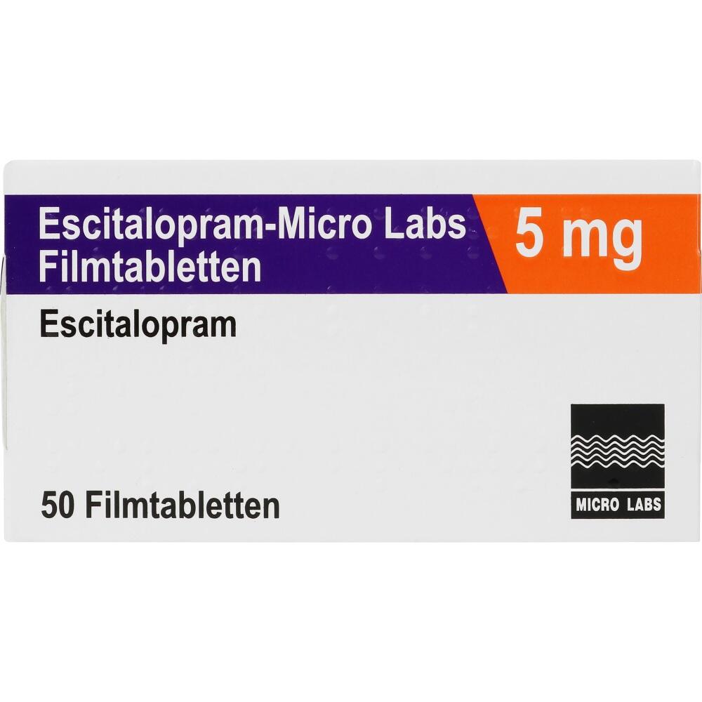 Escitalopram-Micro Labs 5mg 50 St Filmtabletten