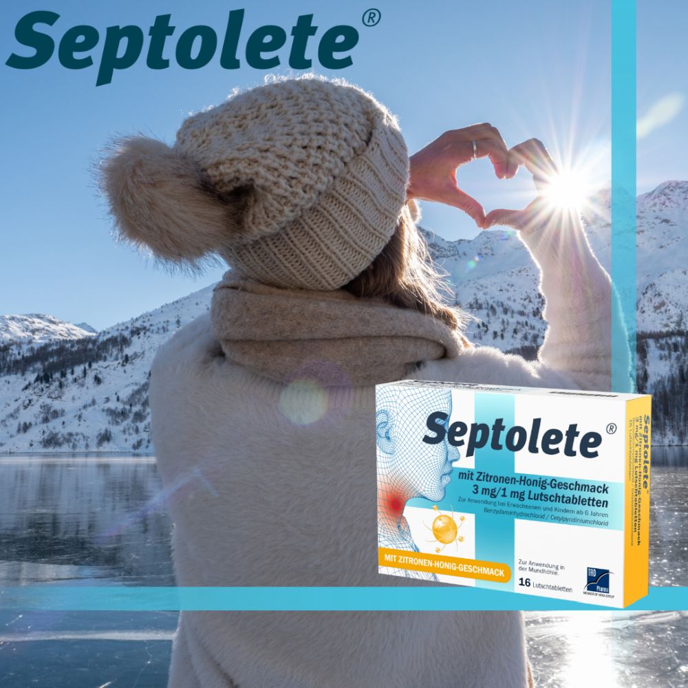 Septolete mit Zitronen-Honig-Geschmack 3 mg/1 mg 16 St Lutschtabletten