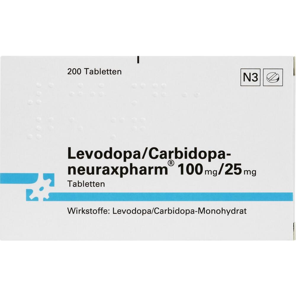 Levodop-neuraxpharm 100/25mg 200 St Tabletten