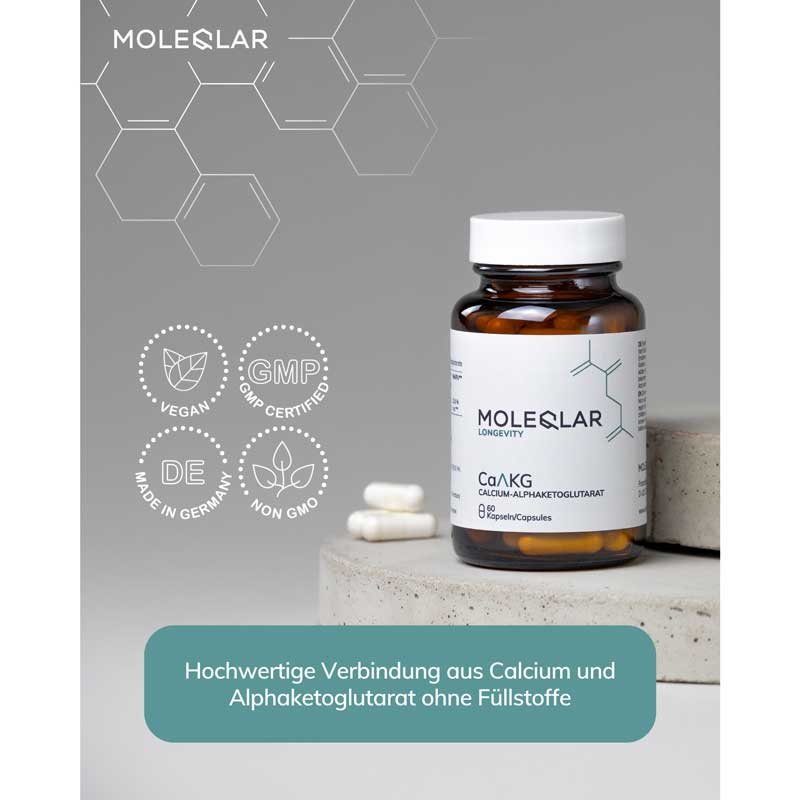 MOLEQLAR LONGEVITY CaAKG 60 St Kapseln