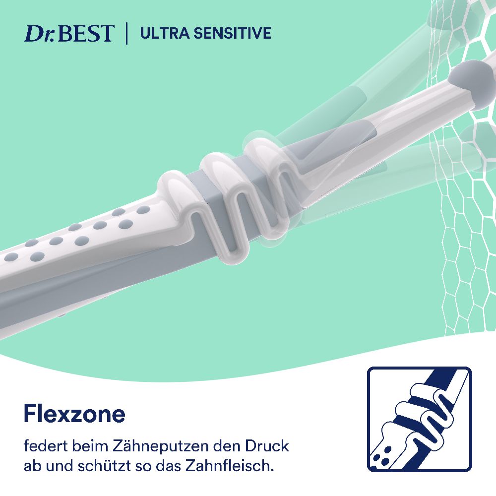Dr. BEST ULTRA SENSITIVE ULTRA-SOFT 1 St Zahnbürste