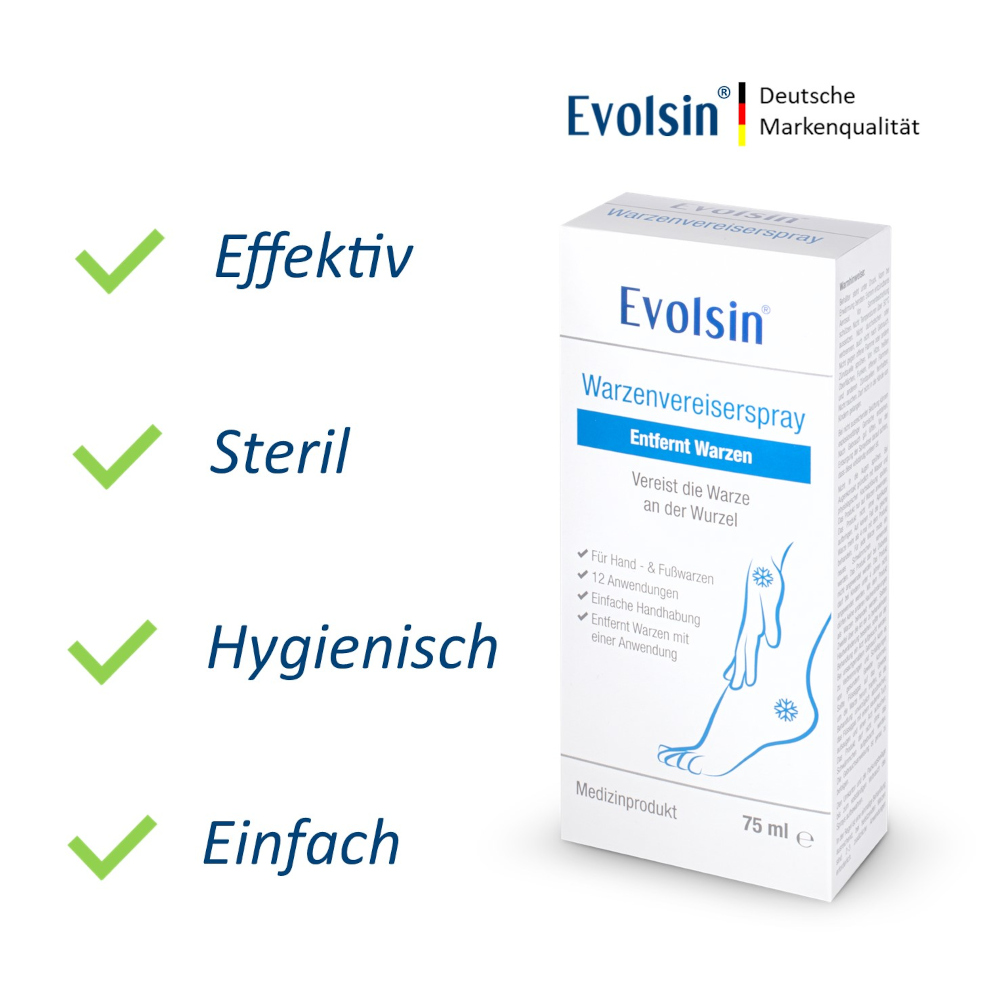 Evolsin Warzenvereiserspray 75 ml Spray