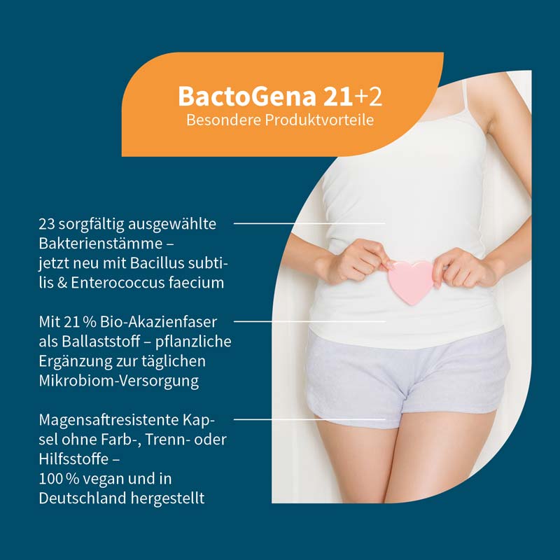 NatuGena BactoGena 21+2 90 St Kapseln
